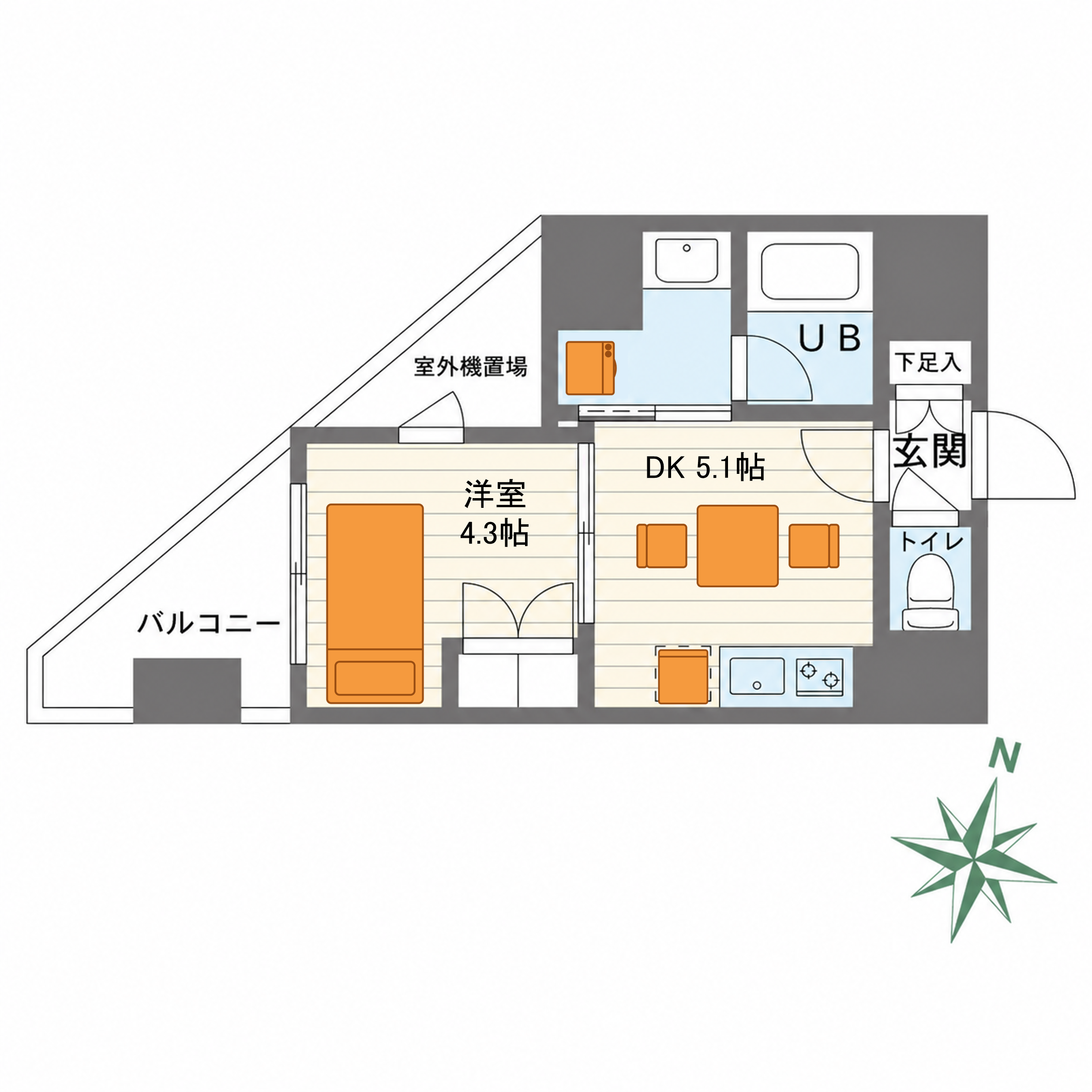 間取り図（部屋③）
